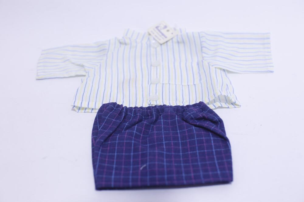 Cabbage Patch Kids, White Shirt, Blue Shorts, Doll Clothing, ~ 260128-WH 920